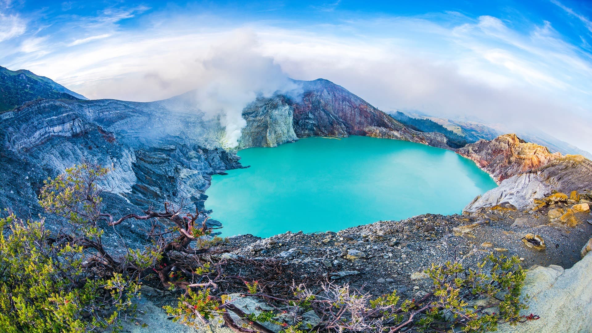 Image of TUMPAK SEWU WATERFALL - BROMO MOUNTAIN - IJEN CRATER